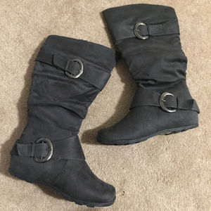 platform thigh boots